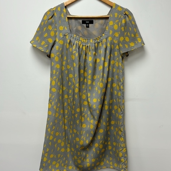 Mossimo Gray and yellow women's dress size XS short and loose dress. - Picture 7 of 13